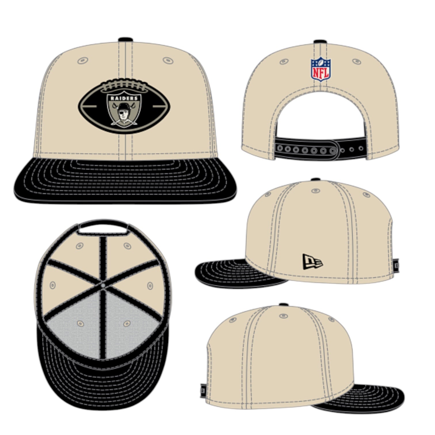NEW ERA: Raiders Snapback 60549851